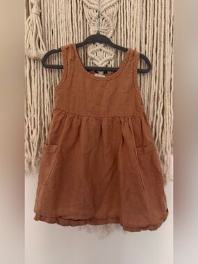 Toddler linen dress